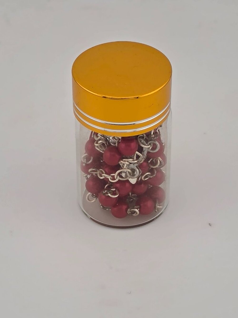 Brand New Red beaded Rosary
